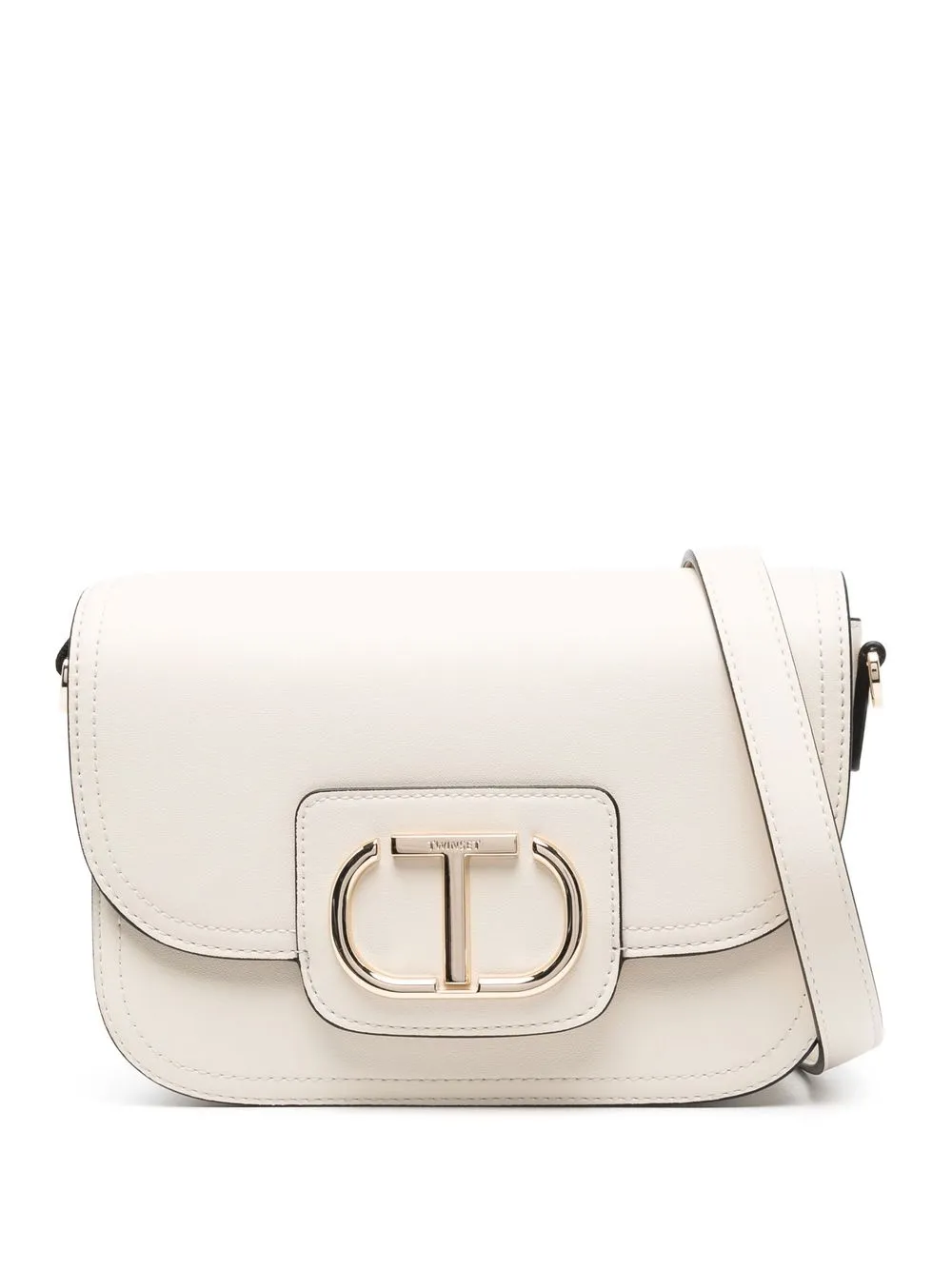 

TWINSET logo-plaque shoulder bag - Neutrals