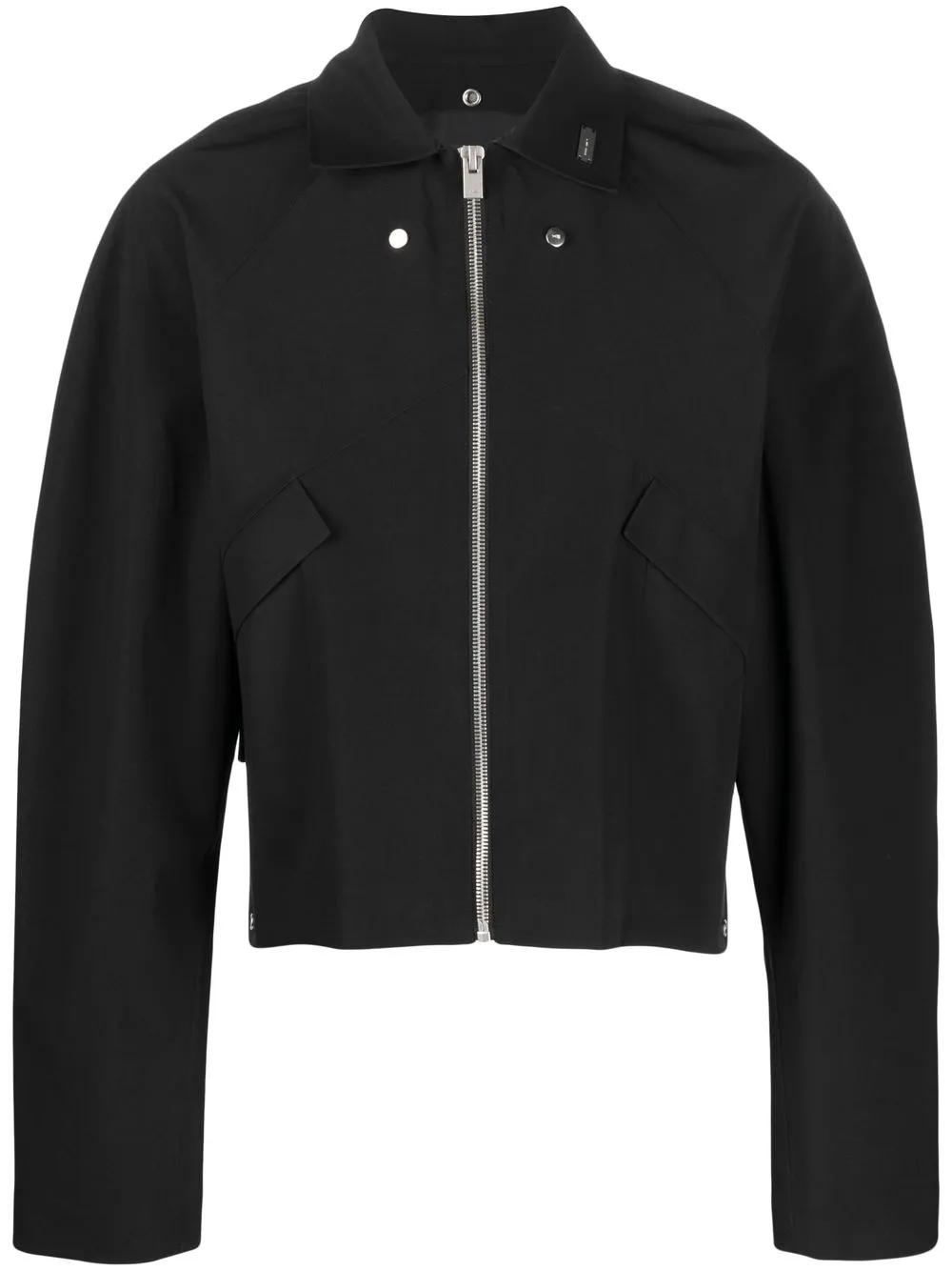 

HELIOT EMIL cropped zip-fastening jacket - Black