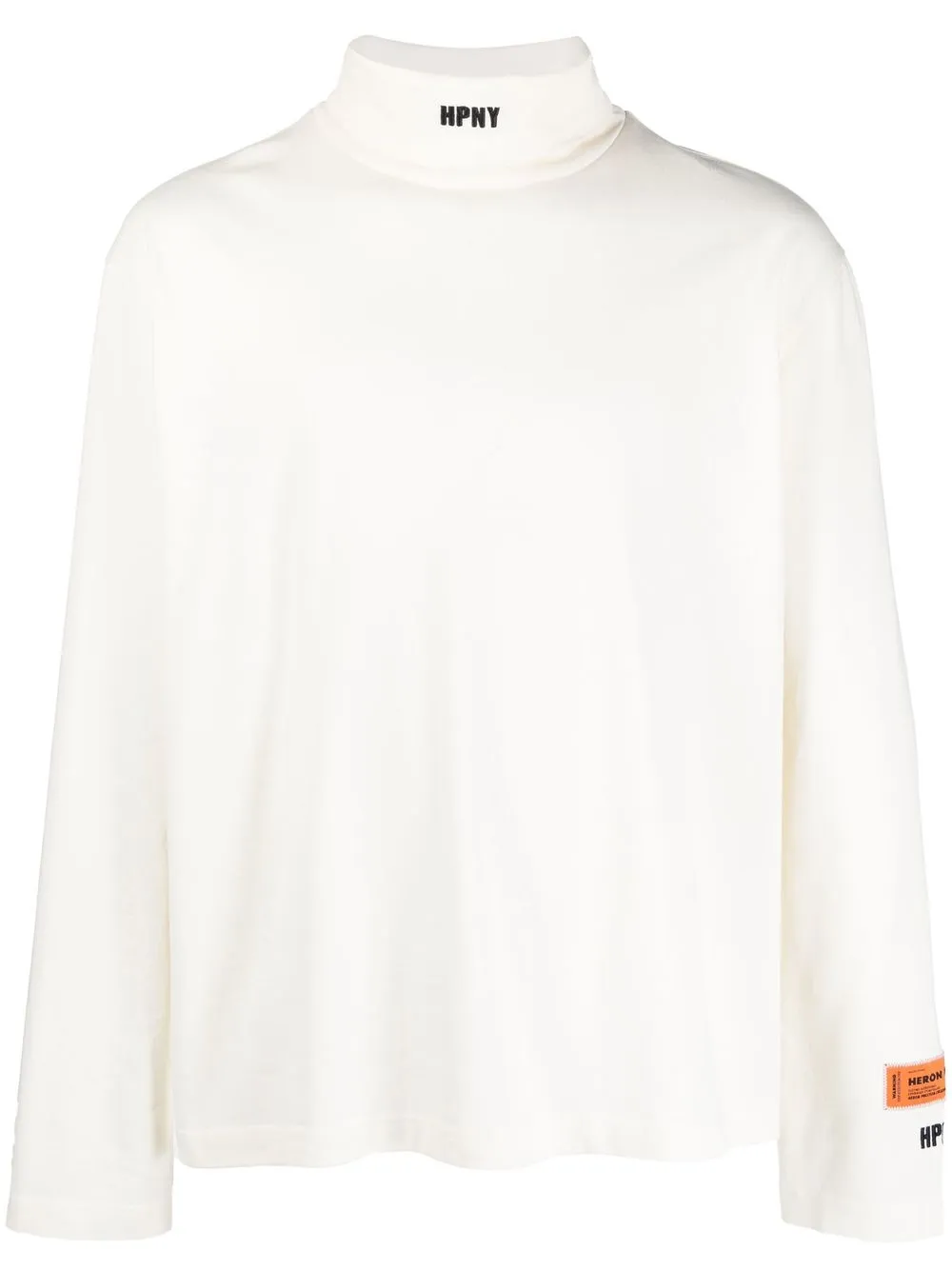 

Heron Preston logo patch long-sleeve T-Shirt - Neutrals