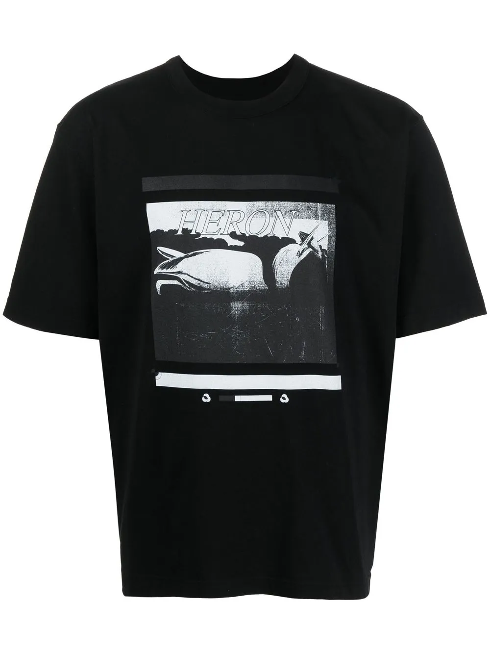 

Heron Preston graphic logo-print T-shirt - Black