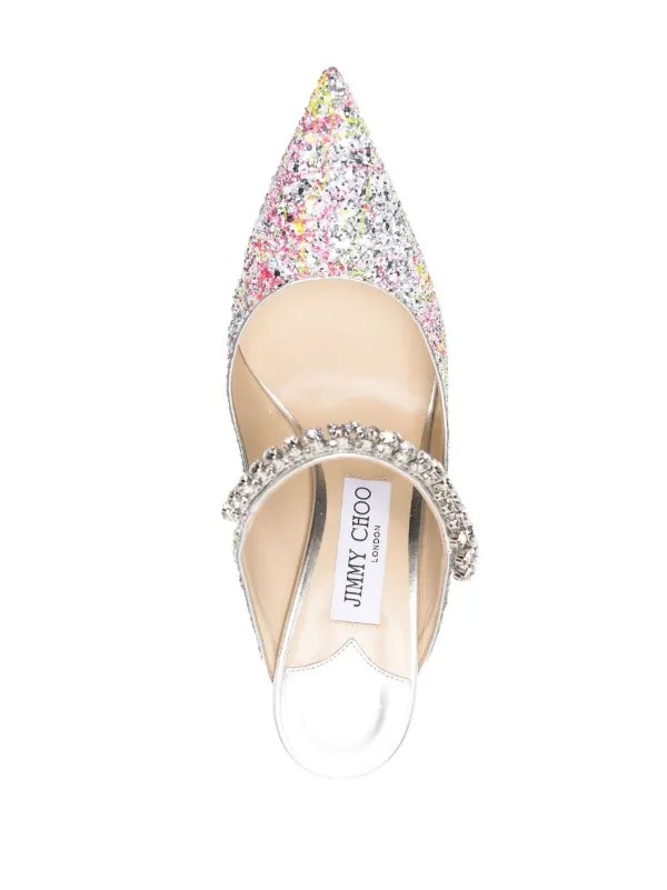 Jimmy choo rhinestone on sale heels