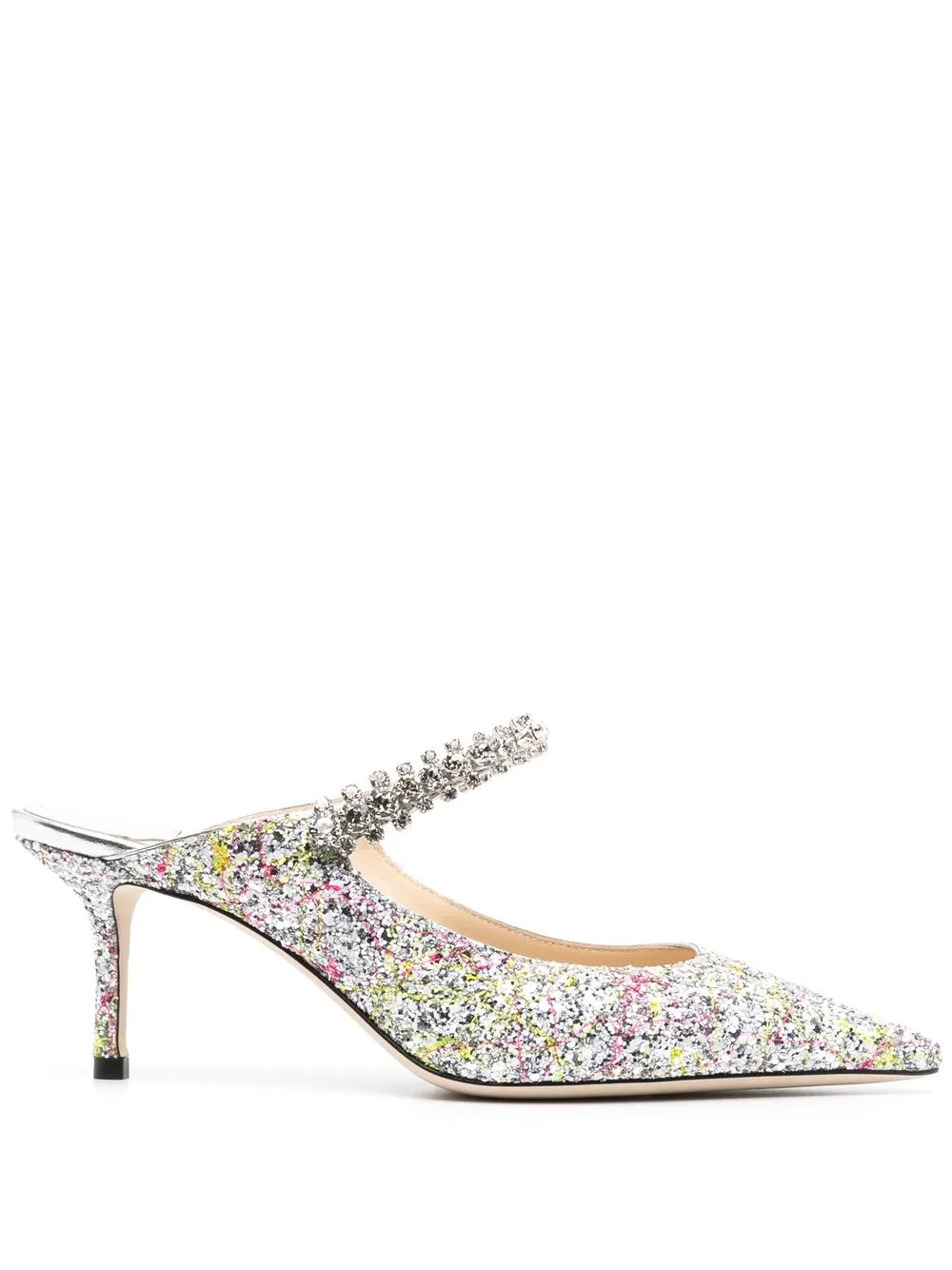 

Jimmy Choo Bing 70mm pointed pumps - Silver