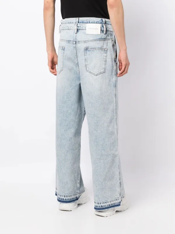 Feng Chen Wang wide-leg Denim Jeans - Farfetch