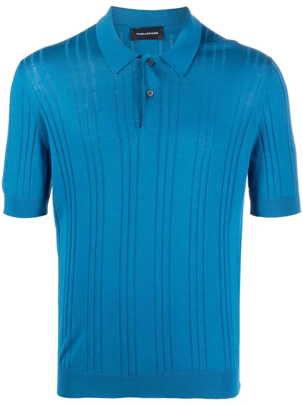 

Tagliatore playera tipo polo tejida de canalé - Azul