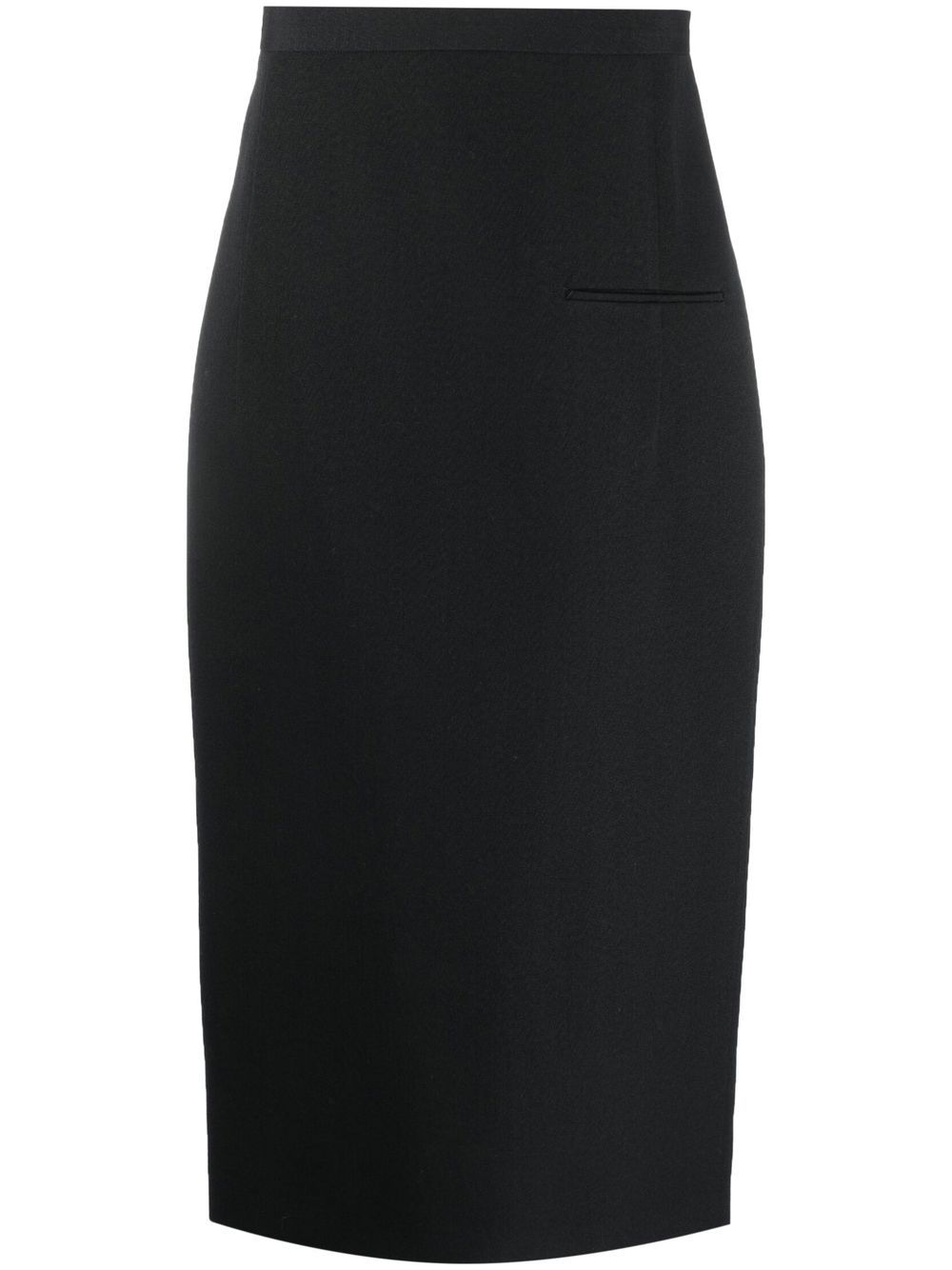 Shop The Row Mid-eight Tailored Pencil Skirt In Schwarz