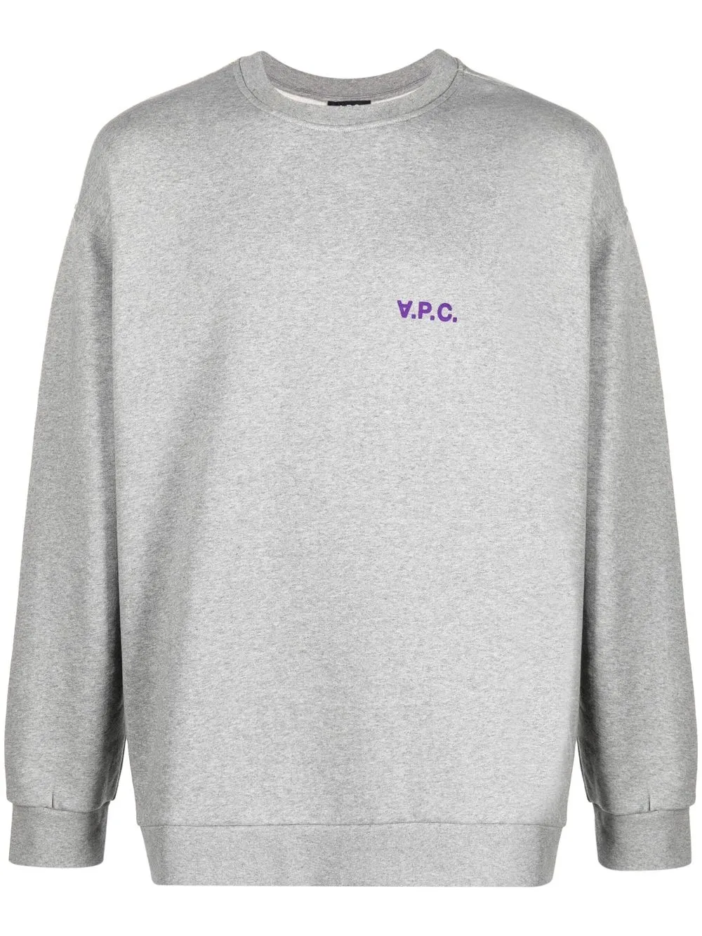 

A.P.C. sudadera con logo estampado - Gris