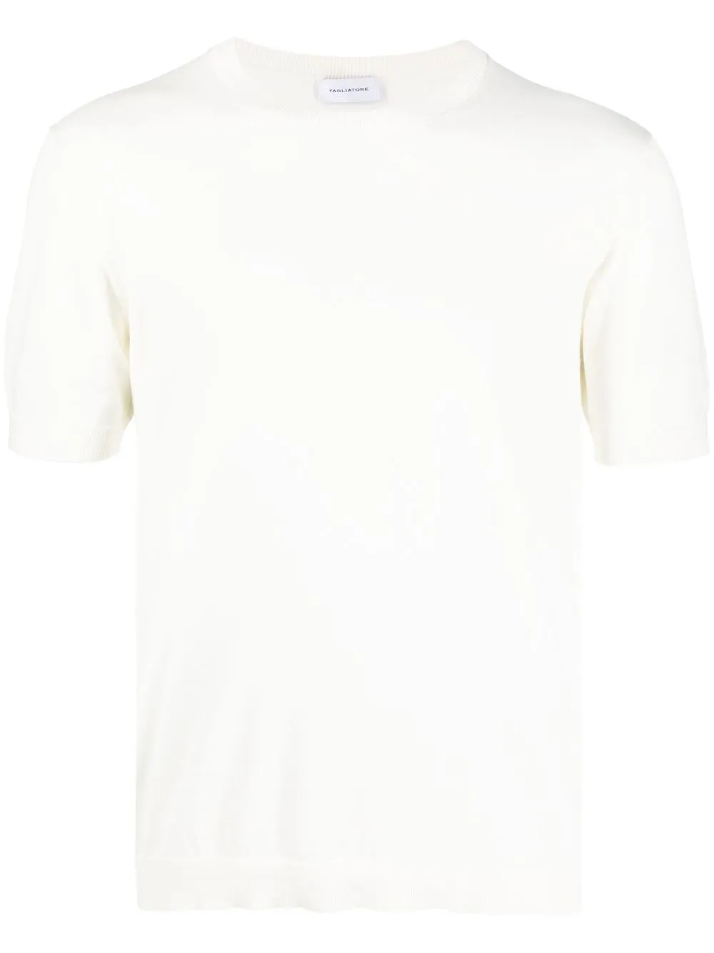 

Tagliatore short-sleeved cotton T-shirt - White