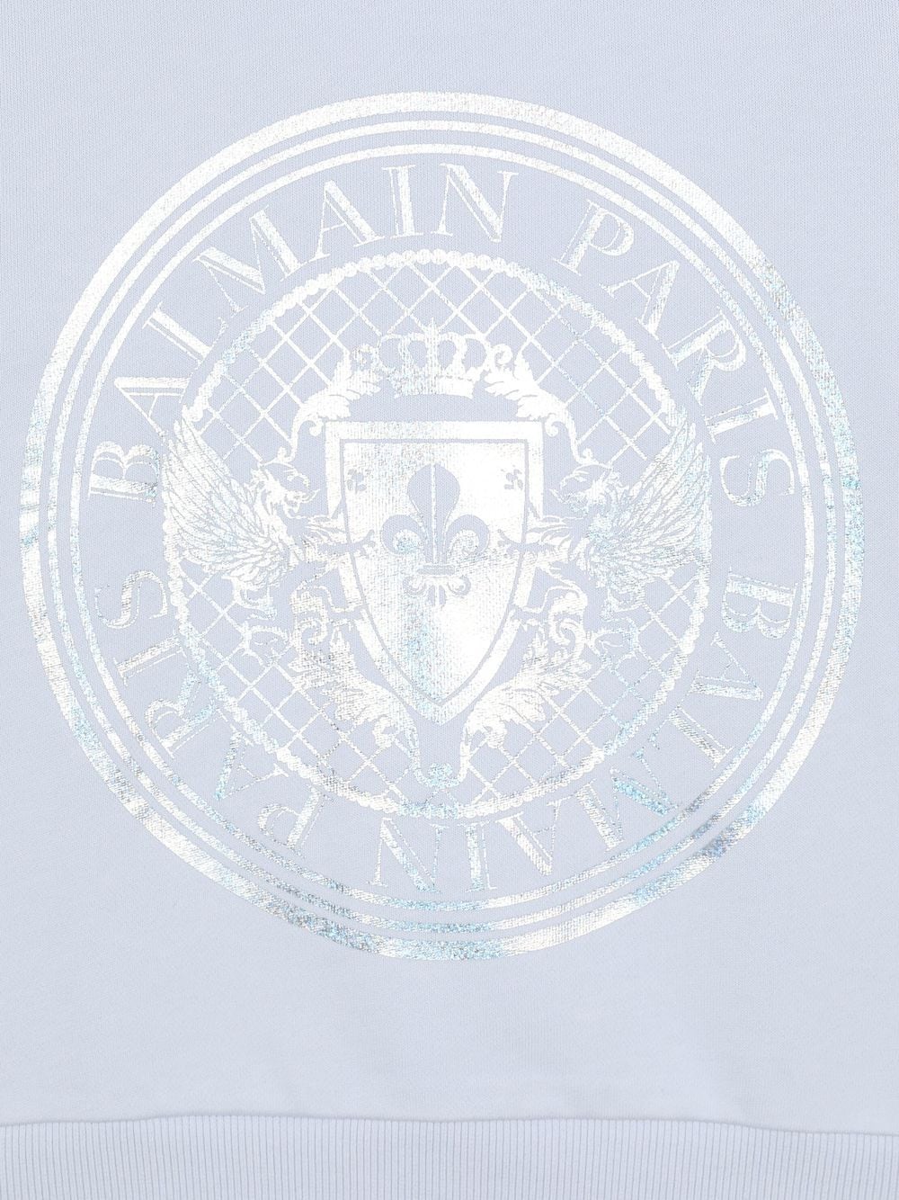 Balmain Kids Sweater met logoprint - Blauw