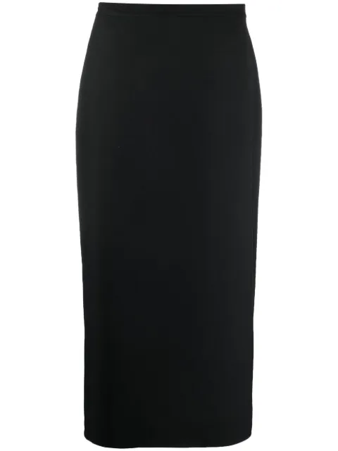 The Row mid-length straight skirt