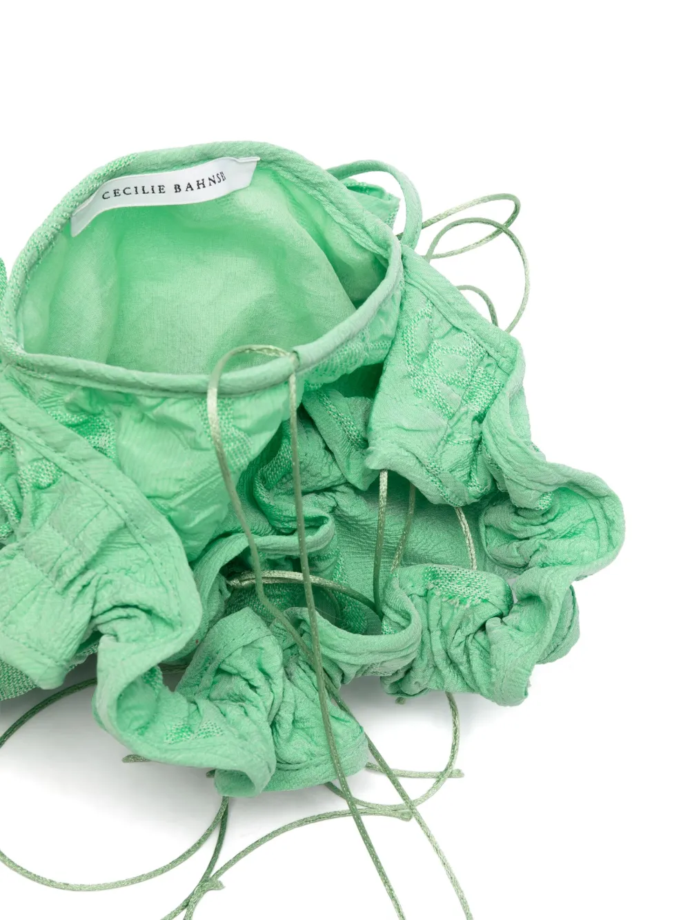 Cecilie Bahnsen Kiku ruffled tote bag | Smart Closet