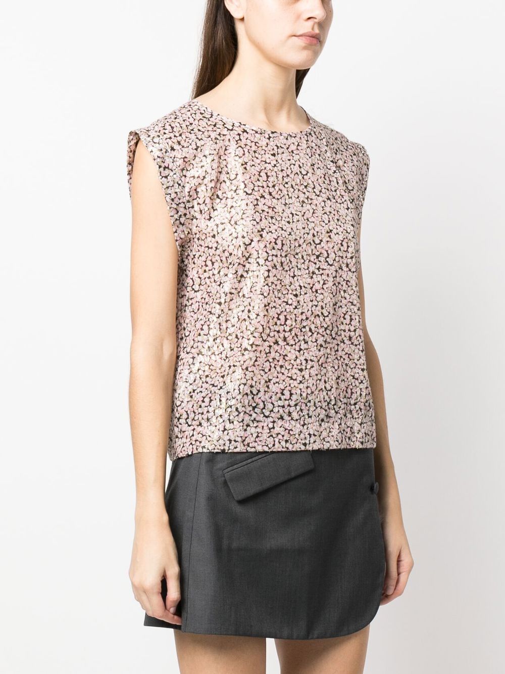 Cheap Marni floral-print short-sleeve blouse Women