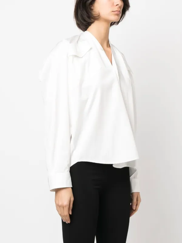 MM6 Maison Margiela ギャザー ブラウス - Farfetch