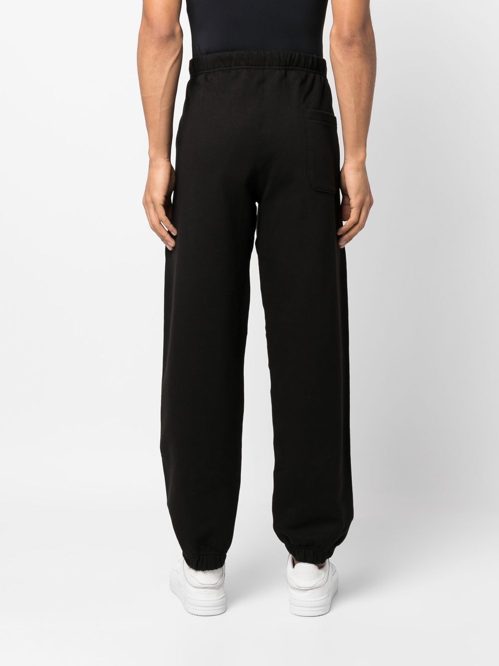 Shop Kenzo Logo Patch Track Pants In Black