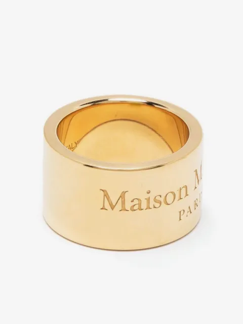 Maison Margiela bague à logo gravé