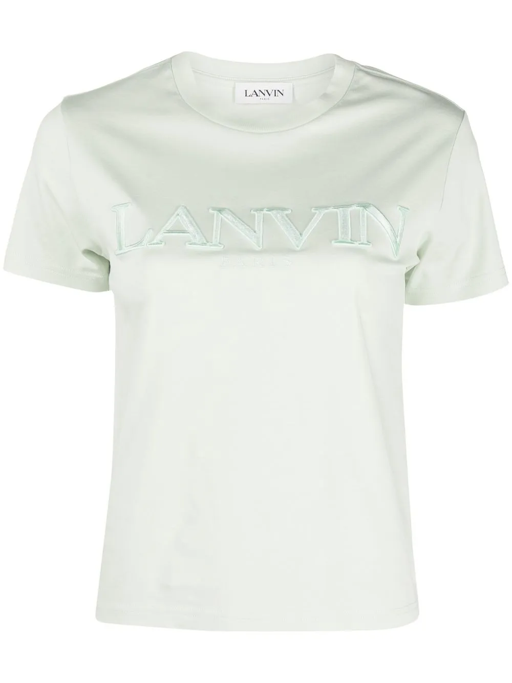 

Lanvin playera con logo bordado - Verde