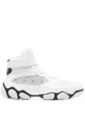 RED(V) logo-print high-top sneakers - Black