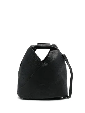 MM6 Maison Margiela Japanese Leather Tote Bag | Black | FARFETCH