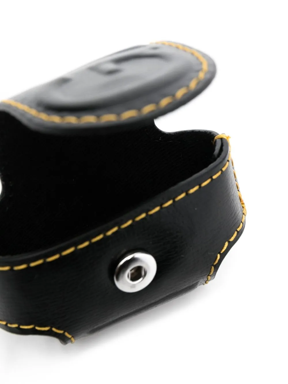 Ganni Banner Airpods Pro Case In Black | ModeSens