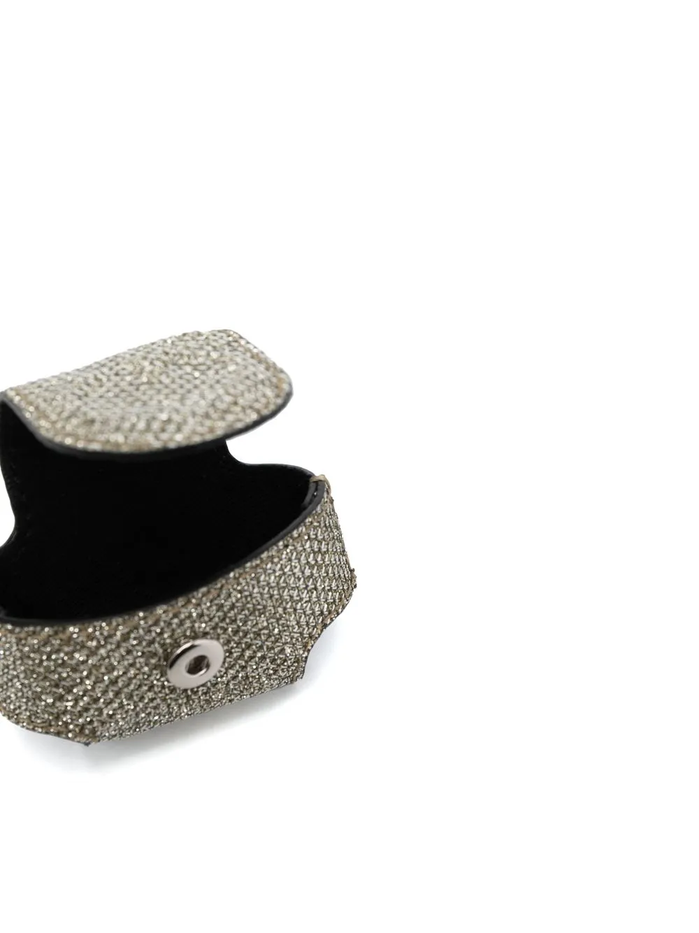 Ganni Texture-finish Airpods Pro Case In Gold