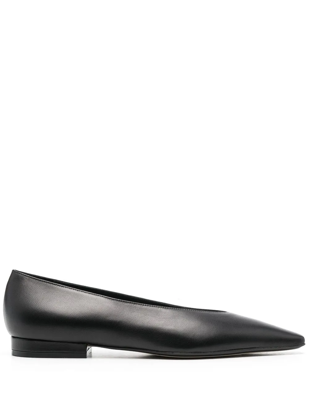 Shop Lanvin Swing Ballerina Shoes In Black