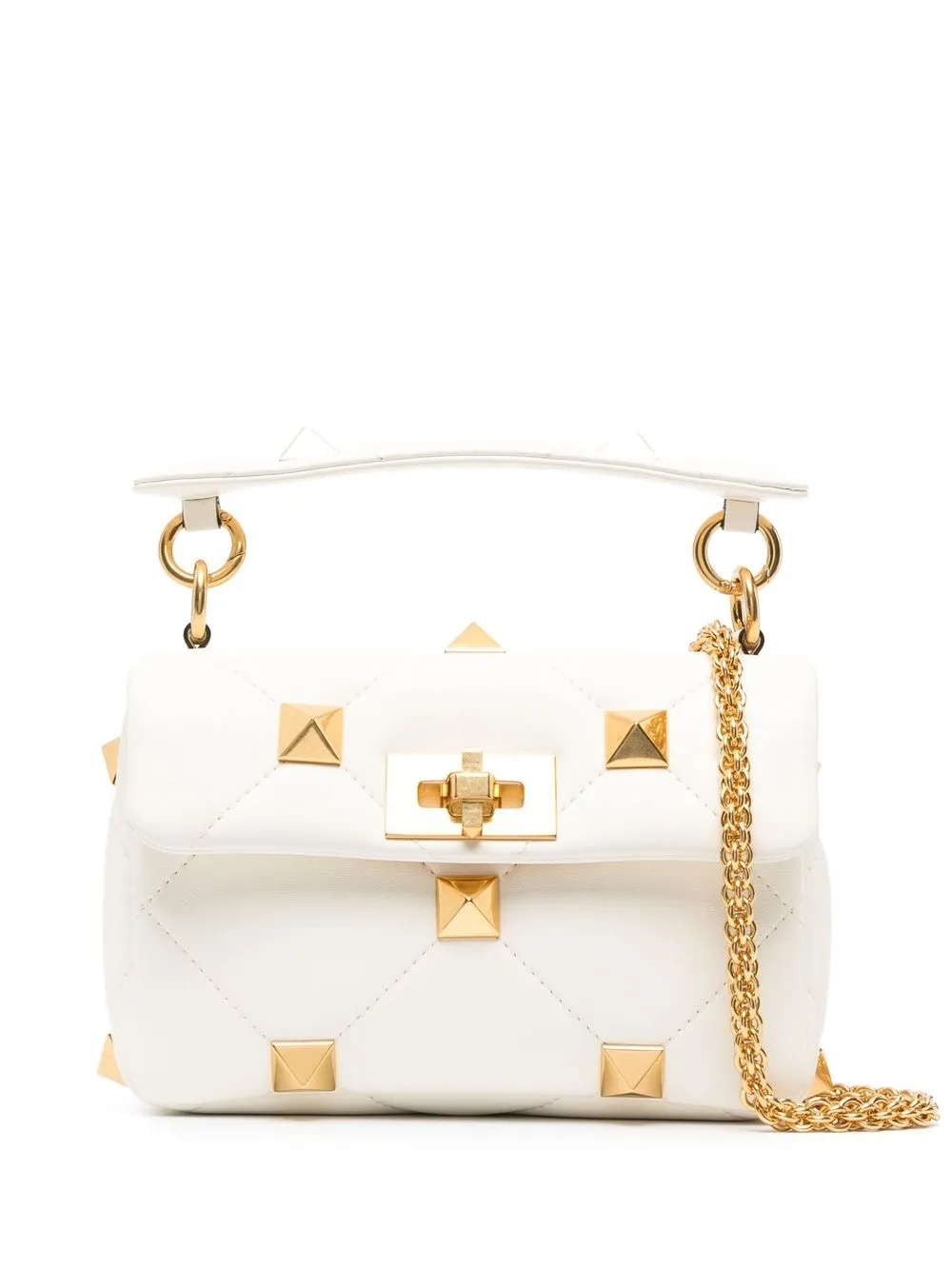 

Valentino Garavani Roman Stud shoulder bag - White