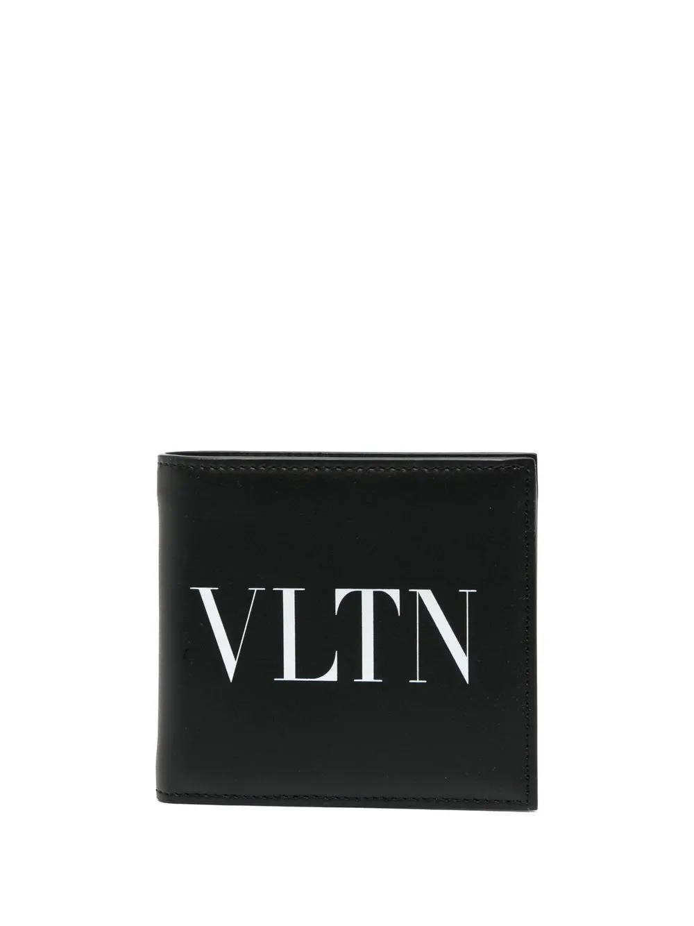 Valentino Garavani VLTN print bi-fold wallet - Black