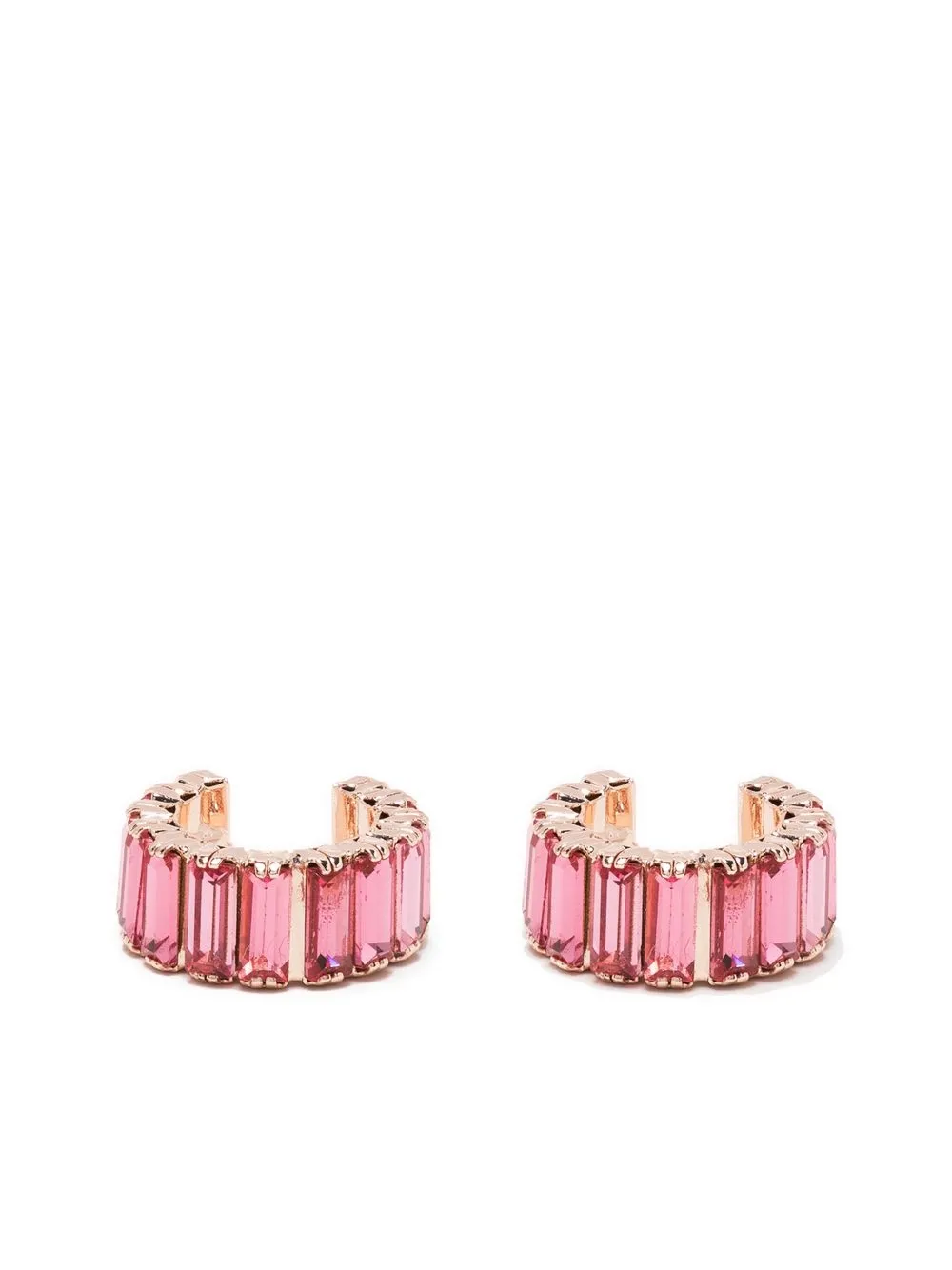 

Magda Butrym crystal ear cuffs - Pink