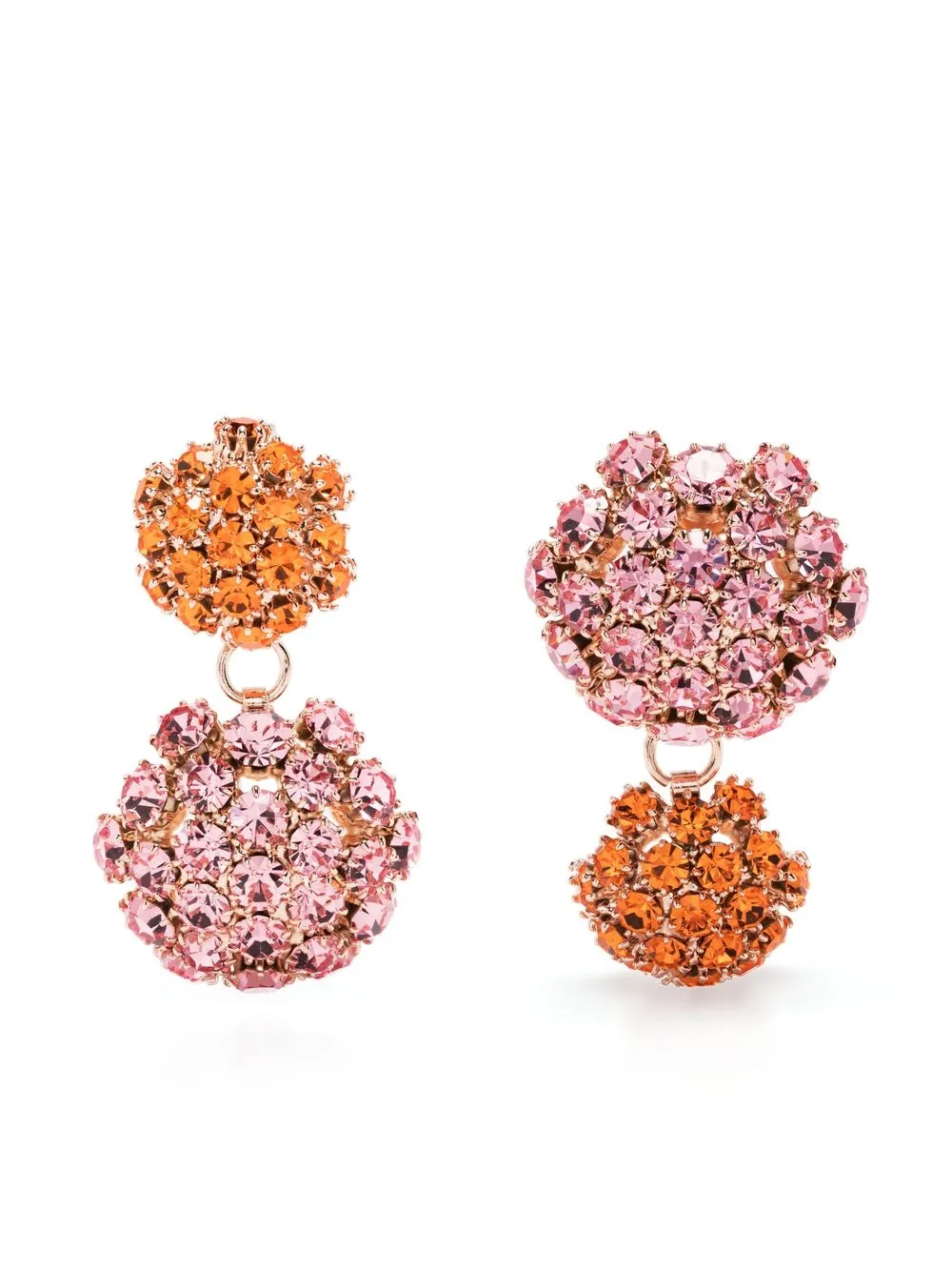 Magda Butrym Crystal Ear Cuffs Farfetch