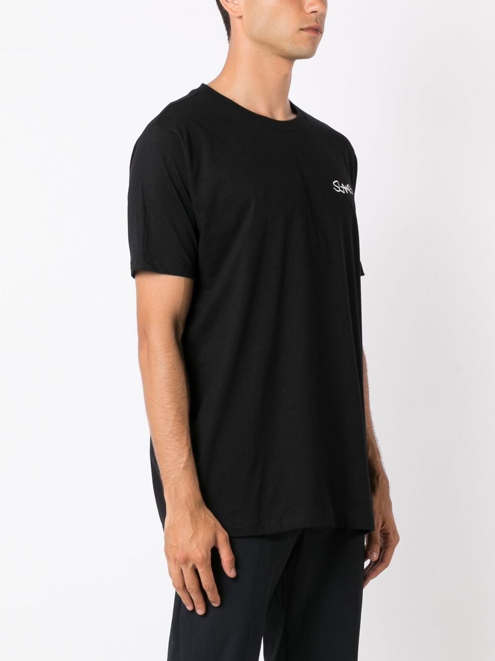 Shop Amir Slama Monster-print T-shirt In Black