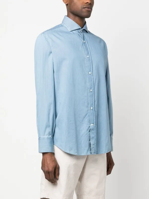 Brunello Cucinelli ボタン デニムシャツ - Farfetch