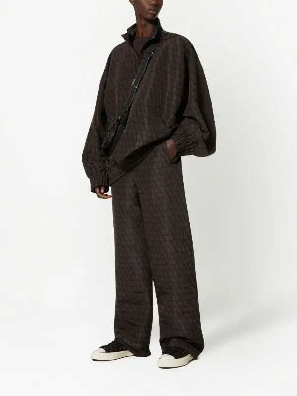 Valentino Garavani トワル イコノグラフ ワイドパンツ | ブラウン