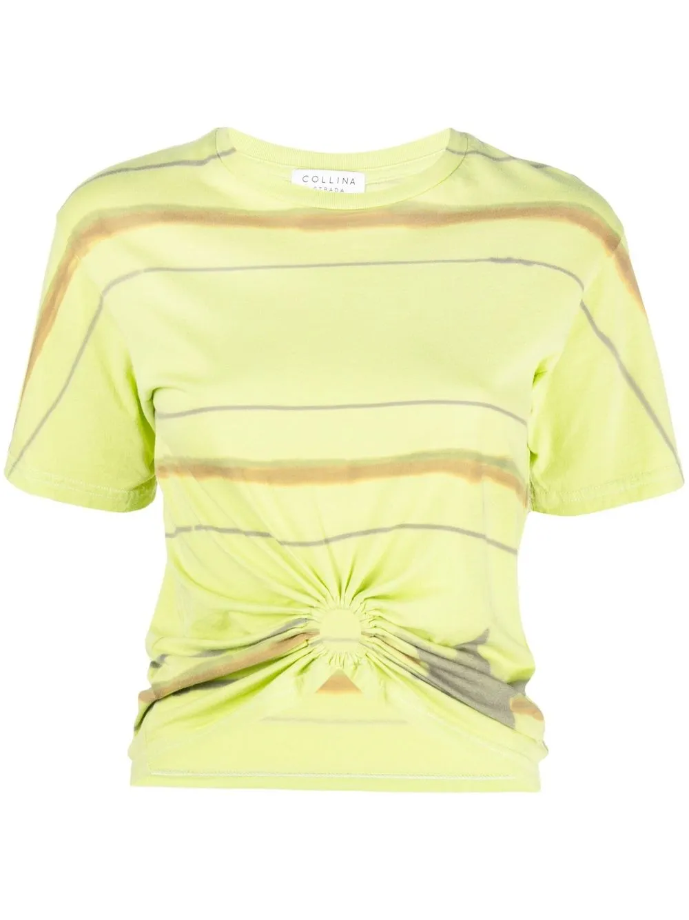 

Collina Strada stripe-print short-sleeved T-shirt - Green