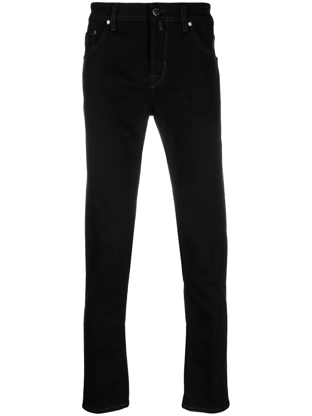 

Jacob Cohën jeans slim con parche del logo - Negro