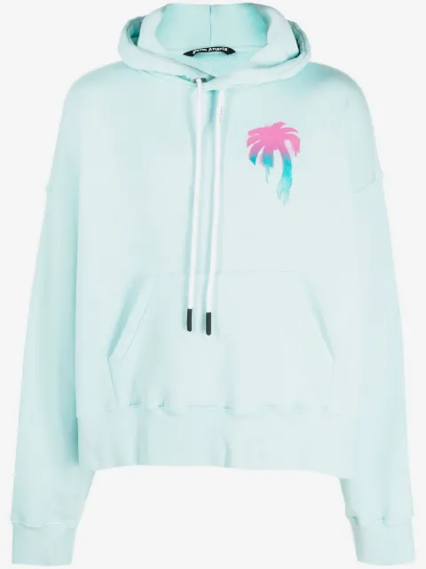 Palm Angels hoodie con motivo Love estampado