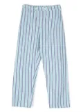 Siola vertical stripe pyjama pants - Blue