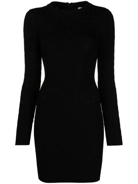Michael Kors vestido corto con monograma en jacquard