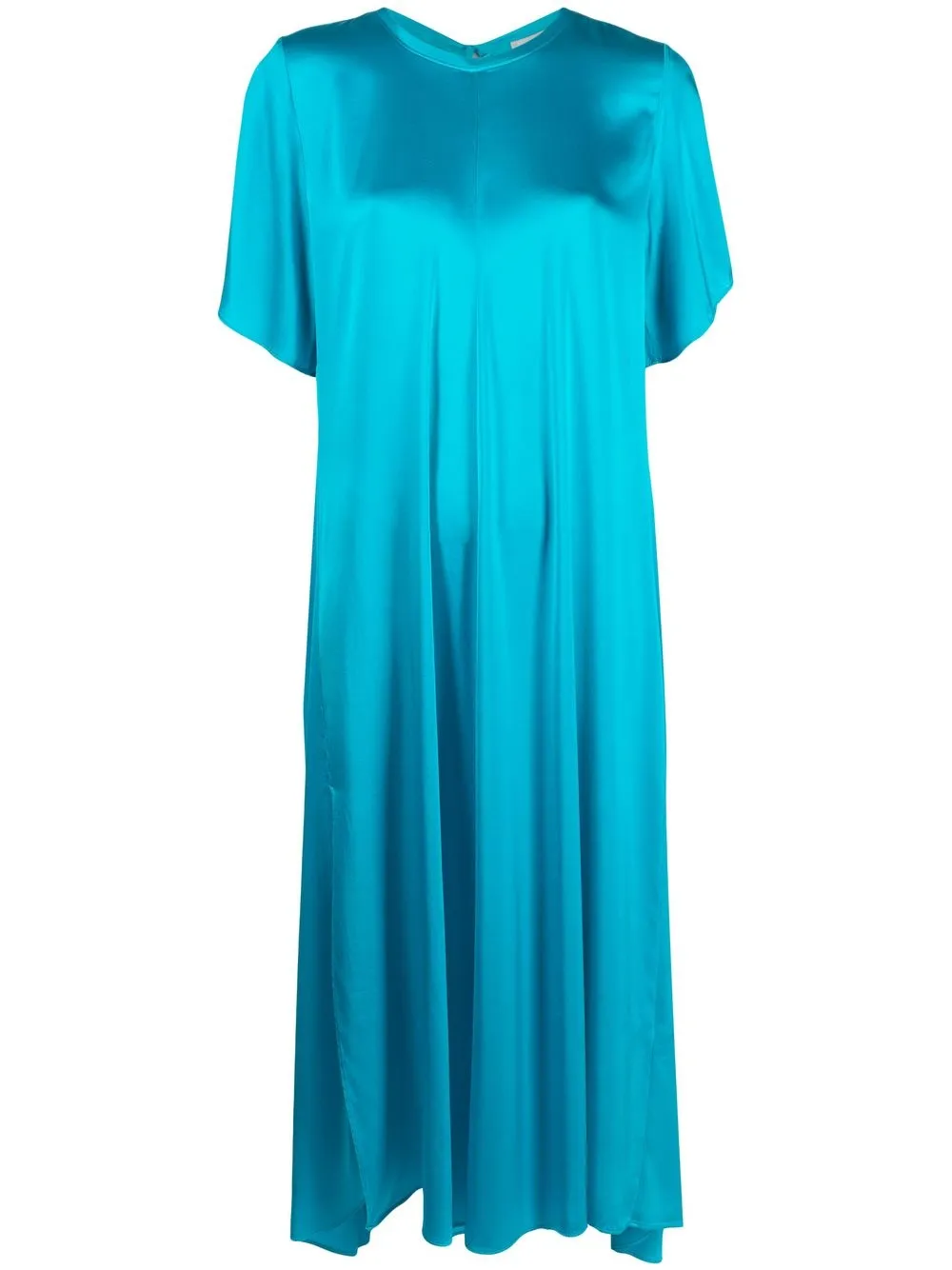 

Forte Forte draped-hem midi dress - Blue