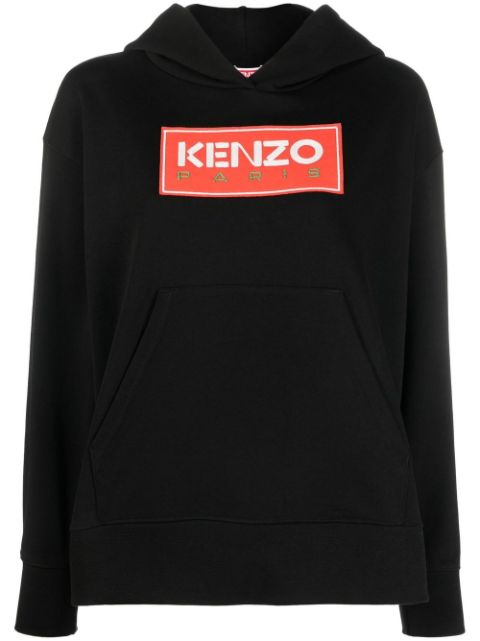 Kenzo logo-print cotton hoodie Women