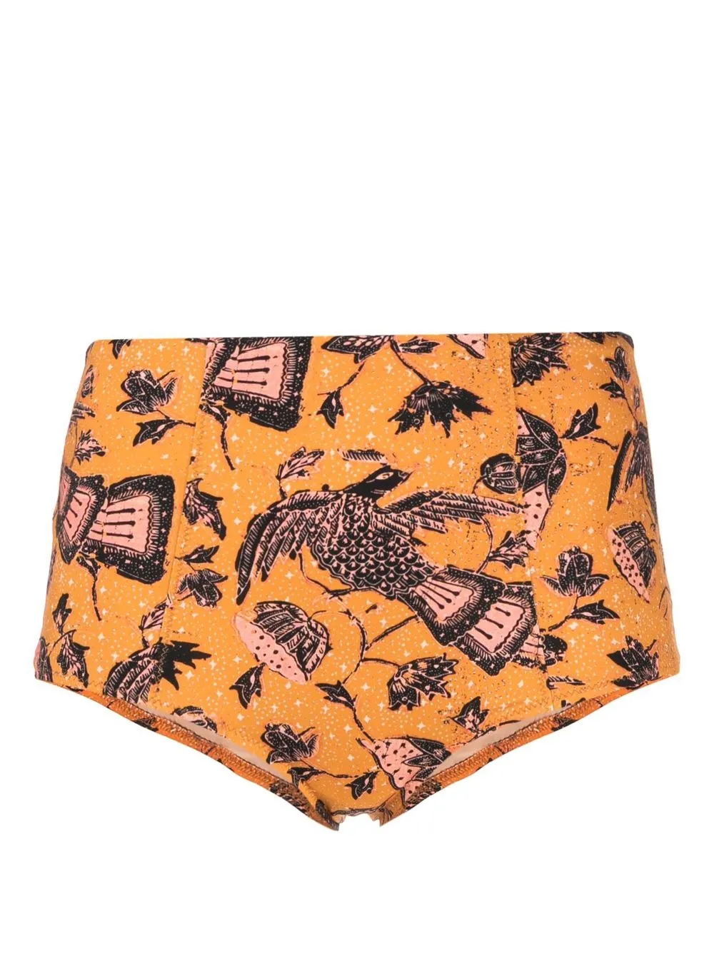 

Ulla Johnson Corsica floral-print bikini bottoms - Orange