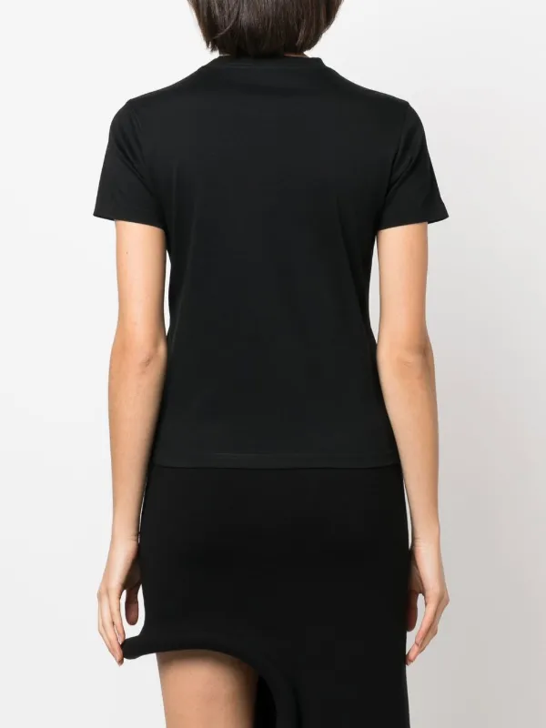 【関税込み】Lanvin ブラック ロゴ Tシャツ Lanvin ロゴ Tシャツ | ブラック | FARFETCH JP
