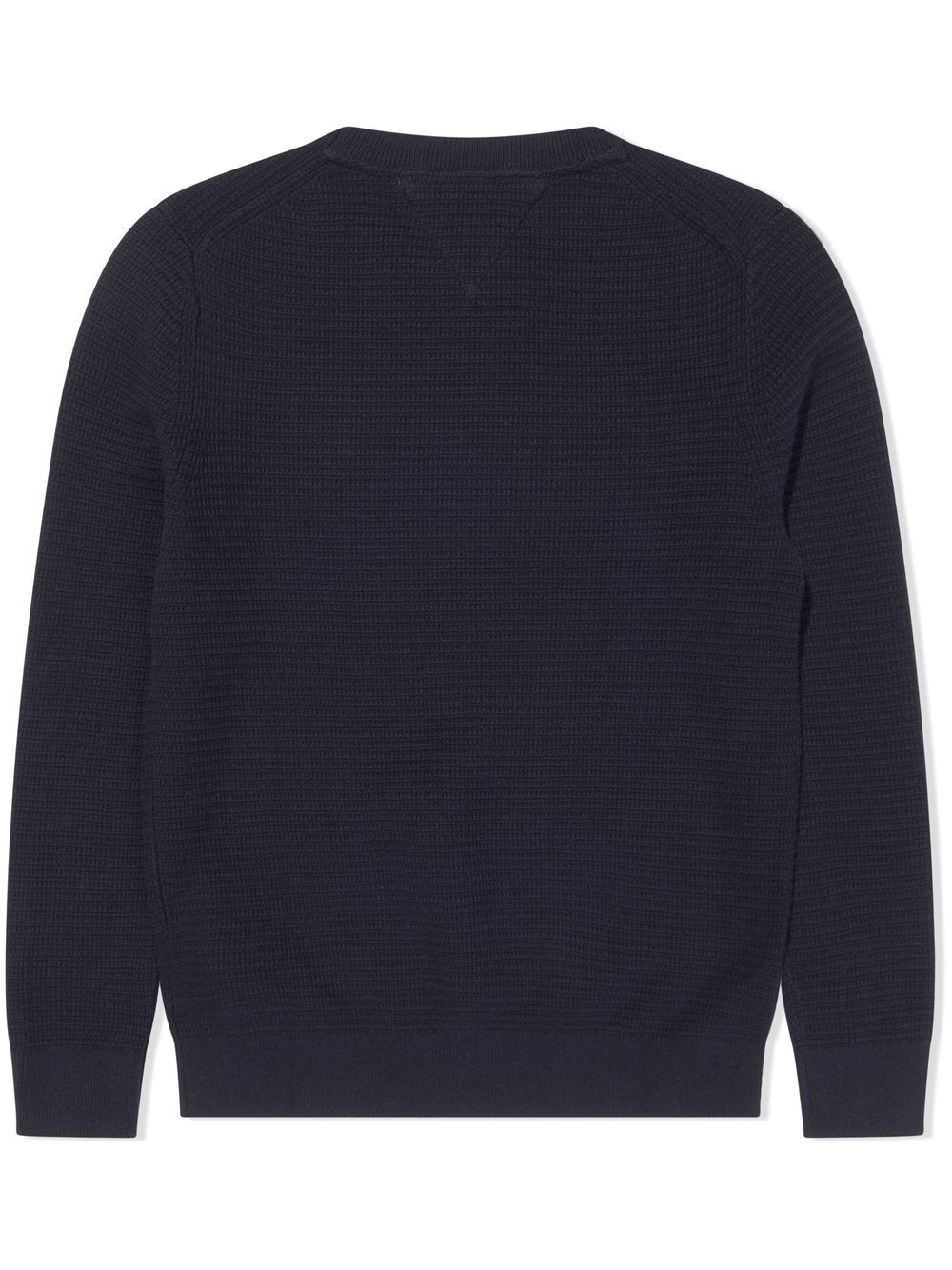 Tommy Hilfiger Junior Sweater met logo patch - Blauw