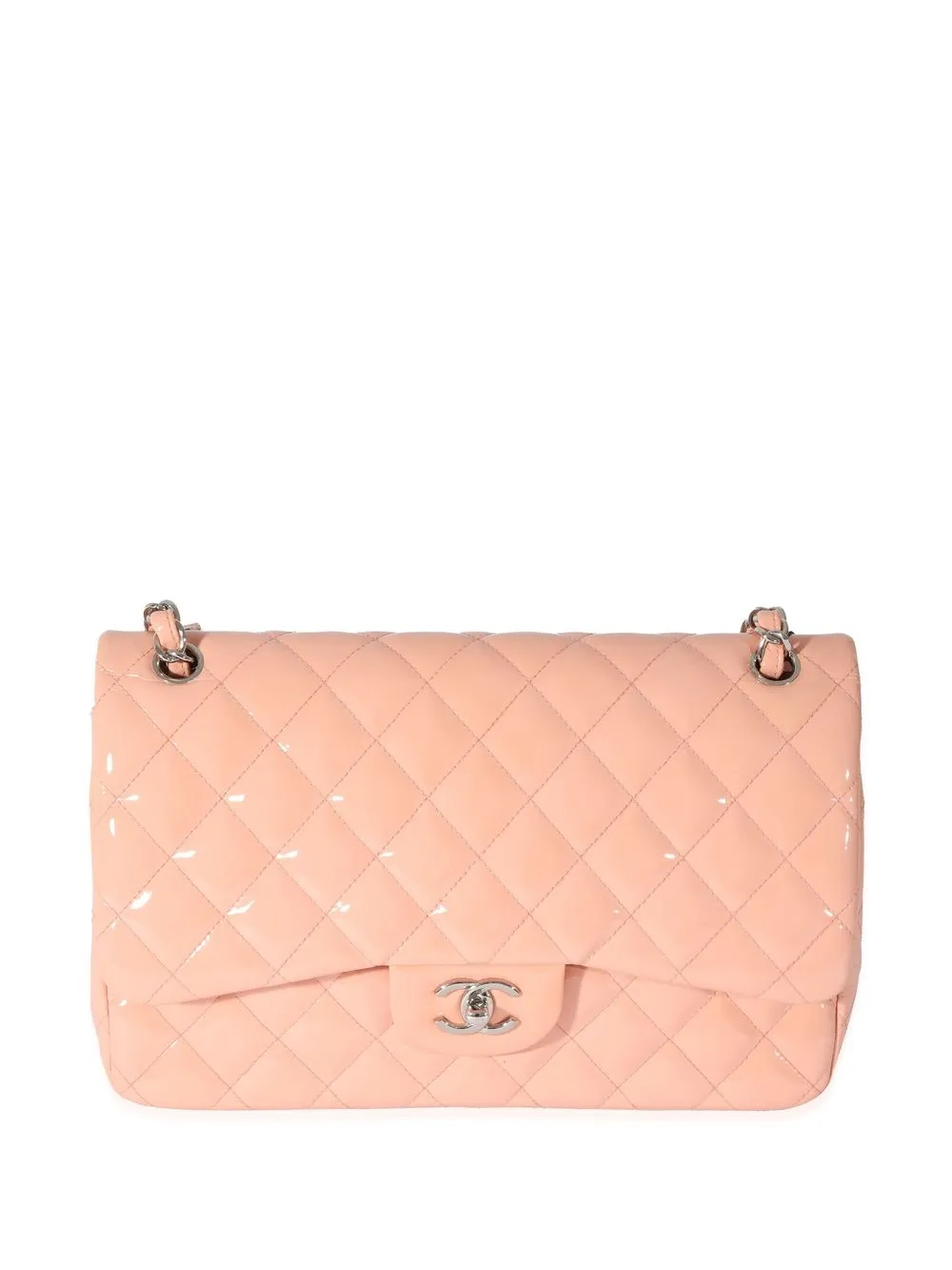 

CHANEL Pre-Owned bolsa de hombro Double Flap Jumbo - Rosado