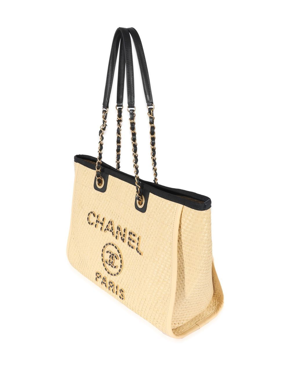 CHANEL Pre-Owned Small Deauville Tote Bag - Farfetch