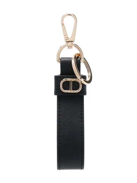 TWINSET logo-plaque keyring