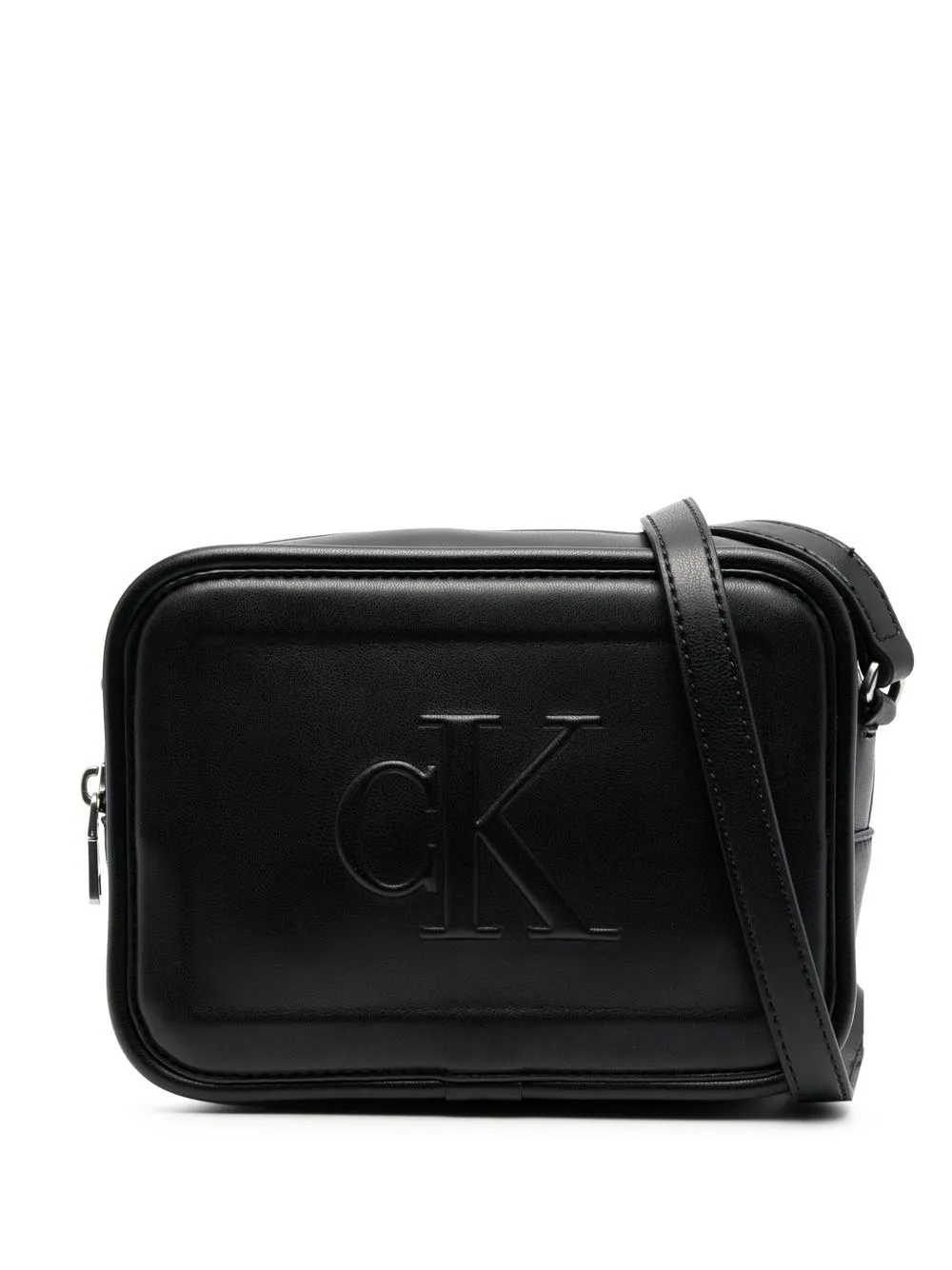 

Calvin Klein Jeans logo-debossed crossbody bag - Black