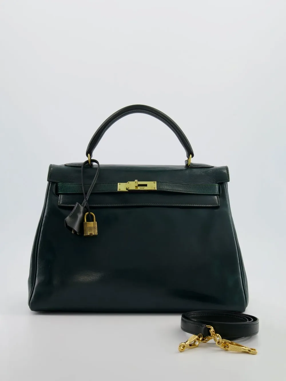 

Hermès pre-owned Kelly 32 two-way bag - Green