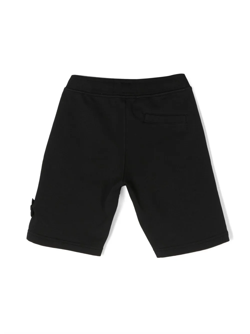 Stone Island Junior Shorts met logopatch - Zwart