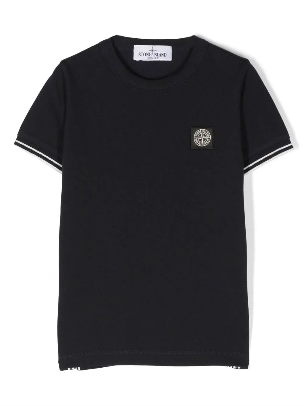 

Stone Island Junior playera con parche de brújula - Azul