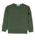 Stone Island Junior Compass-patch crew-neck sweatshirt - Green