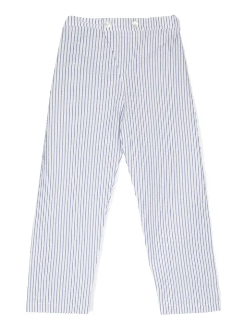 Siola pantalones rectos con rayas estampadas